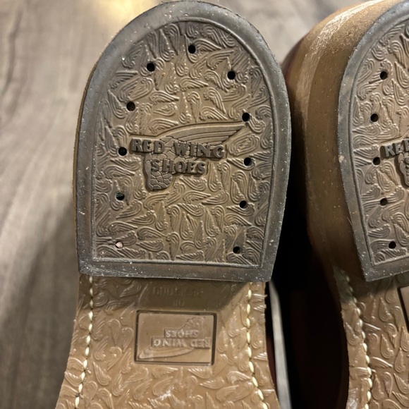 Red Wing 1155 Pecos Leather Work Boots Heritage Nailseat Soft Toe USA Size 11.5E - Picture 10 of 12
